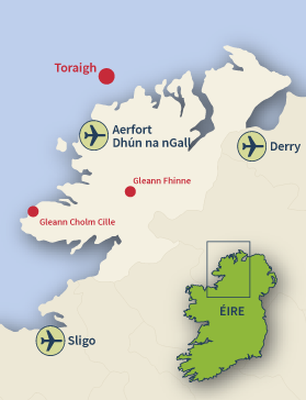 Where to find Tory Island, Co. Donegal.