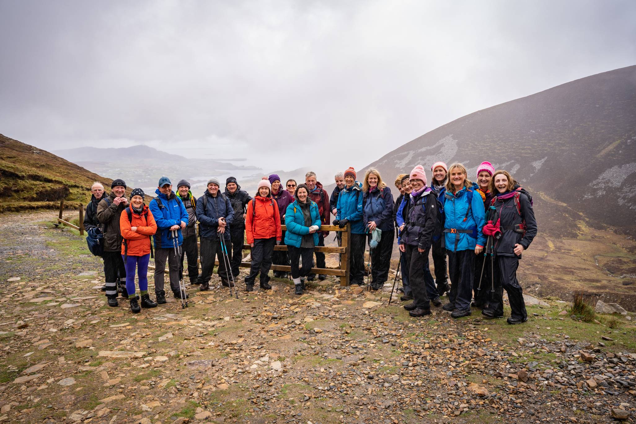 Siúlóirí ar Chosán an Oilithrigh, Sliabh Liag