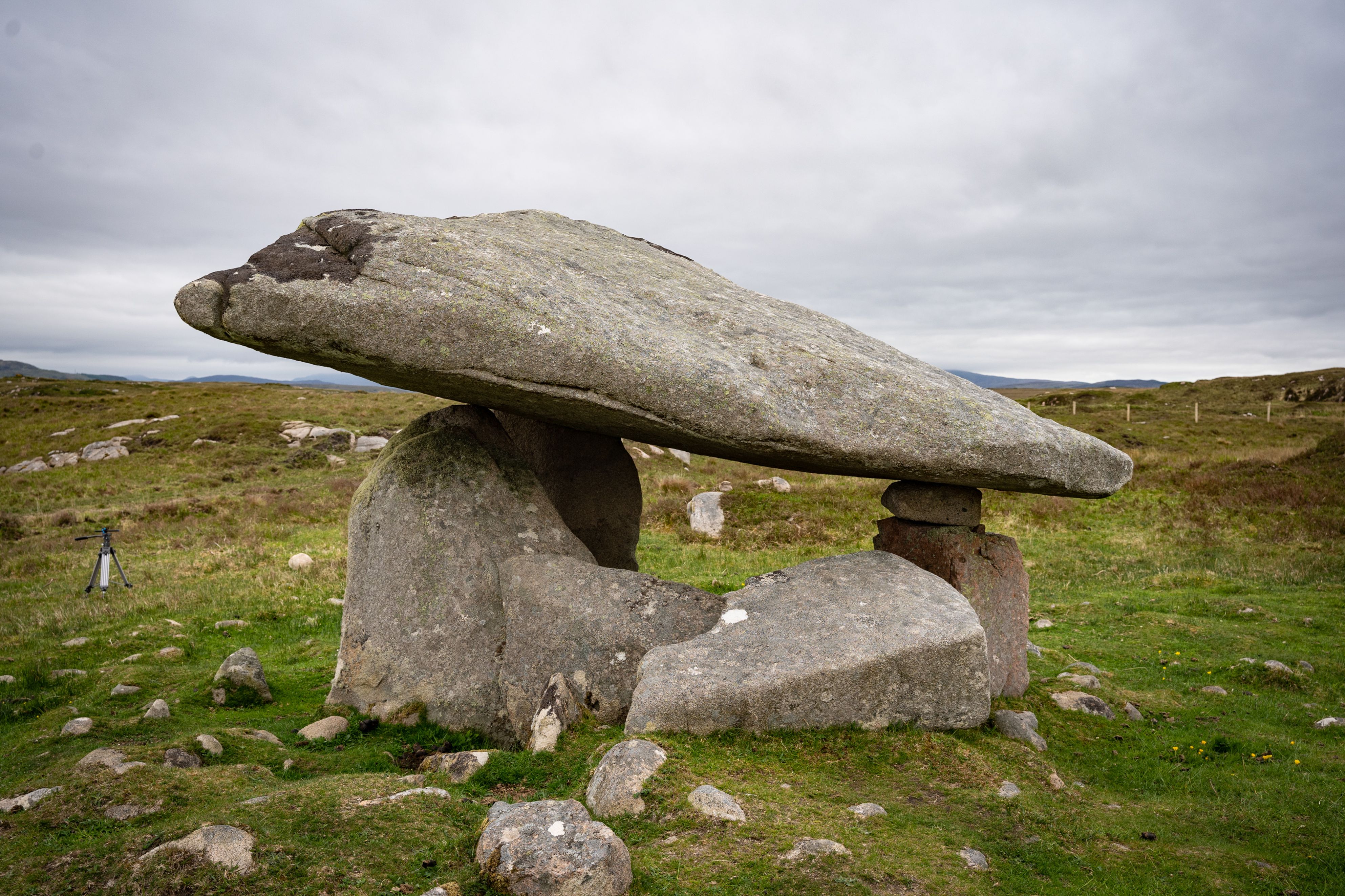 Portal tomb (dolmen) at Kilclooney, Narin, Co. Donegal