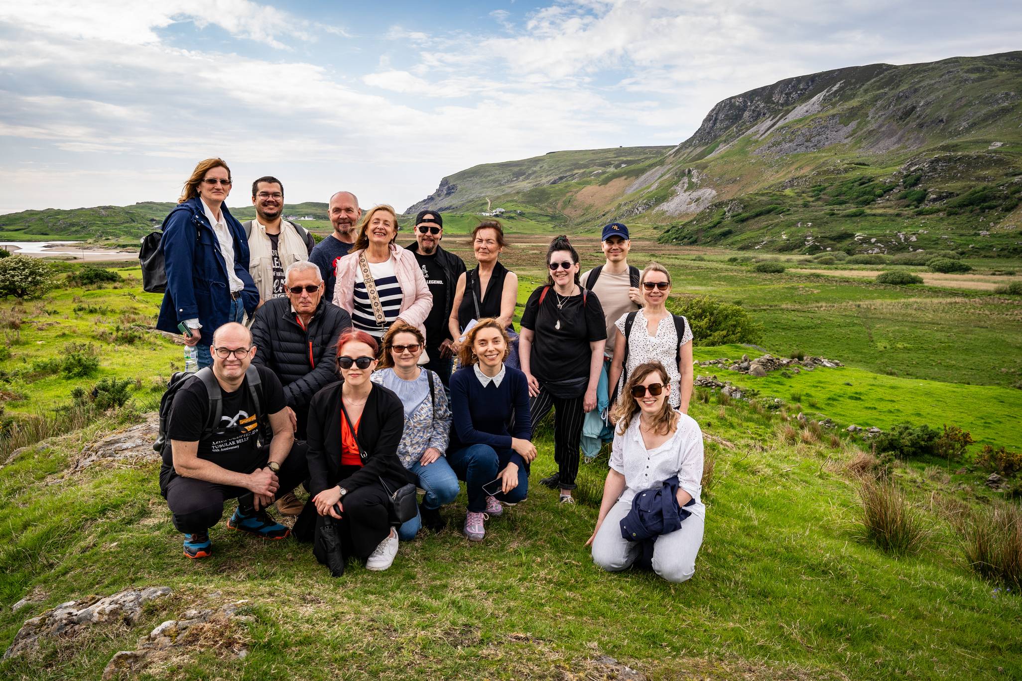 Erasmus+ program participants in Gleann Cholm Cille