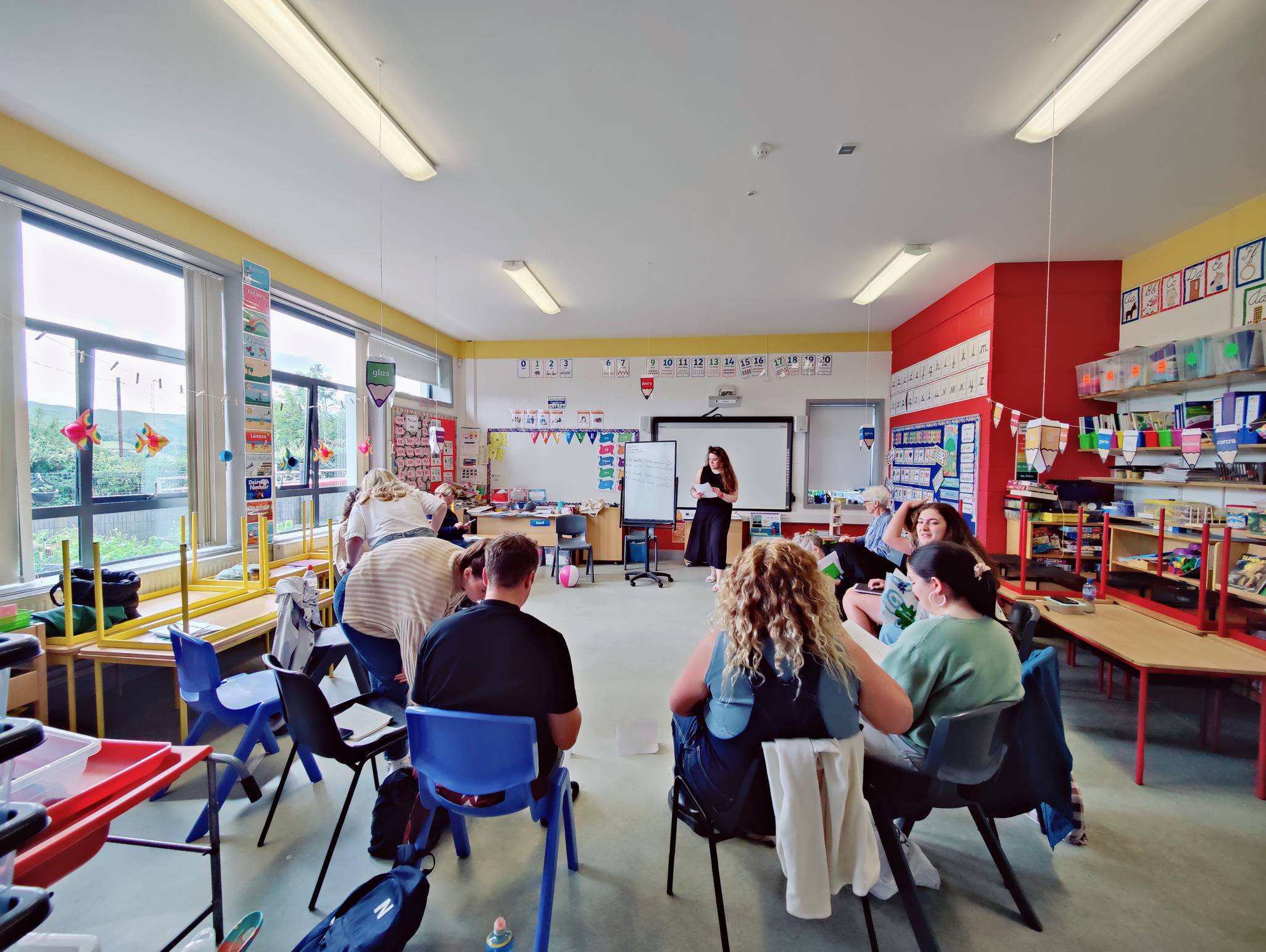 Rang Gaeilge i Scoil an Choimín, Gleann Fhinne