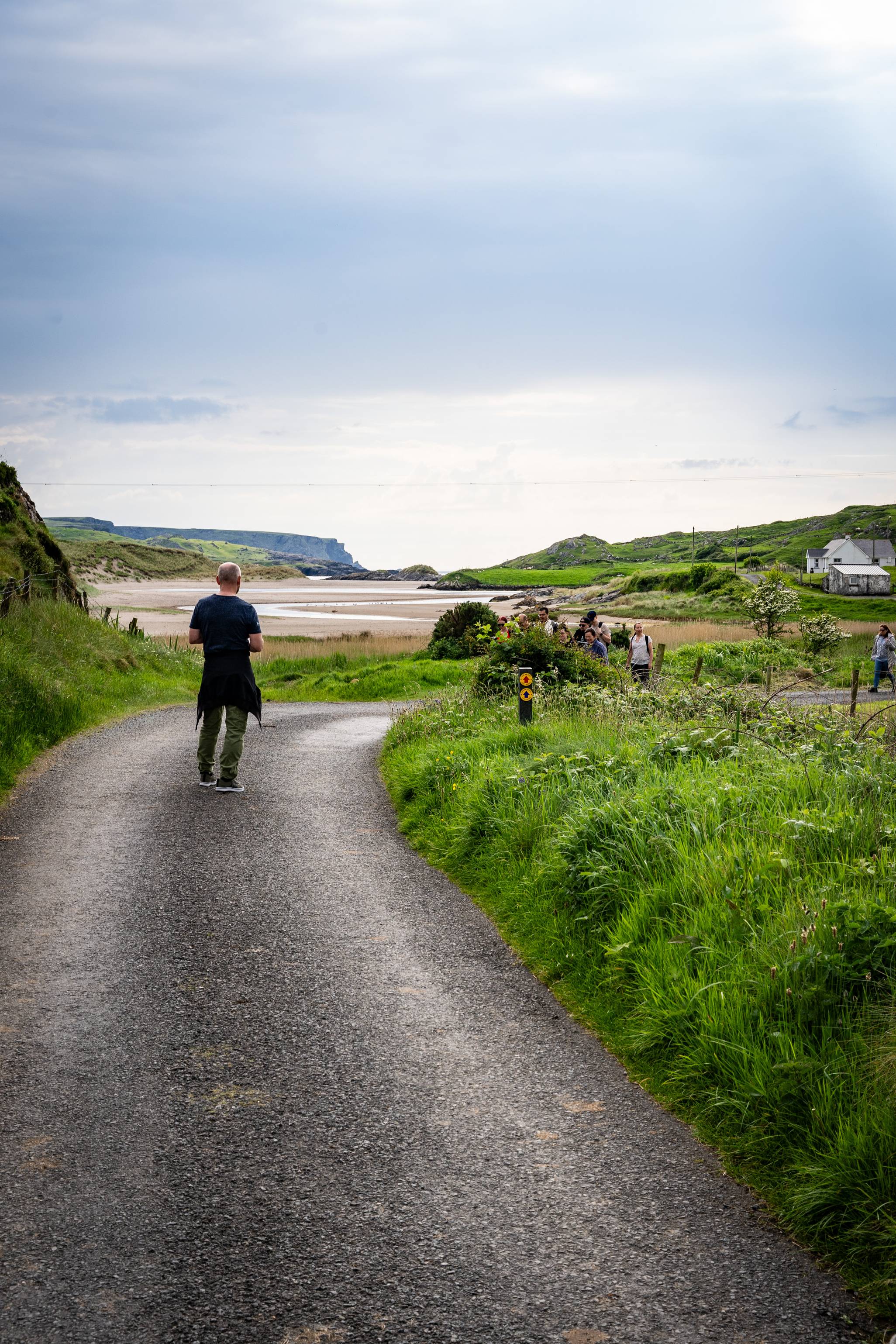 Walking towards Glen Head