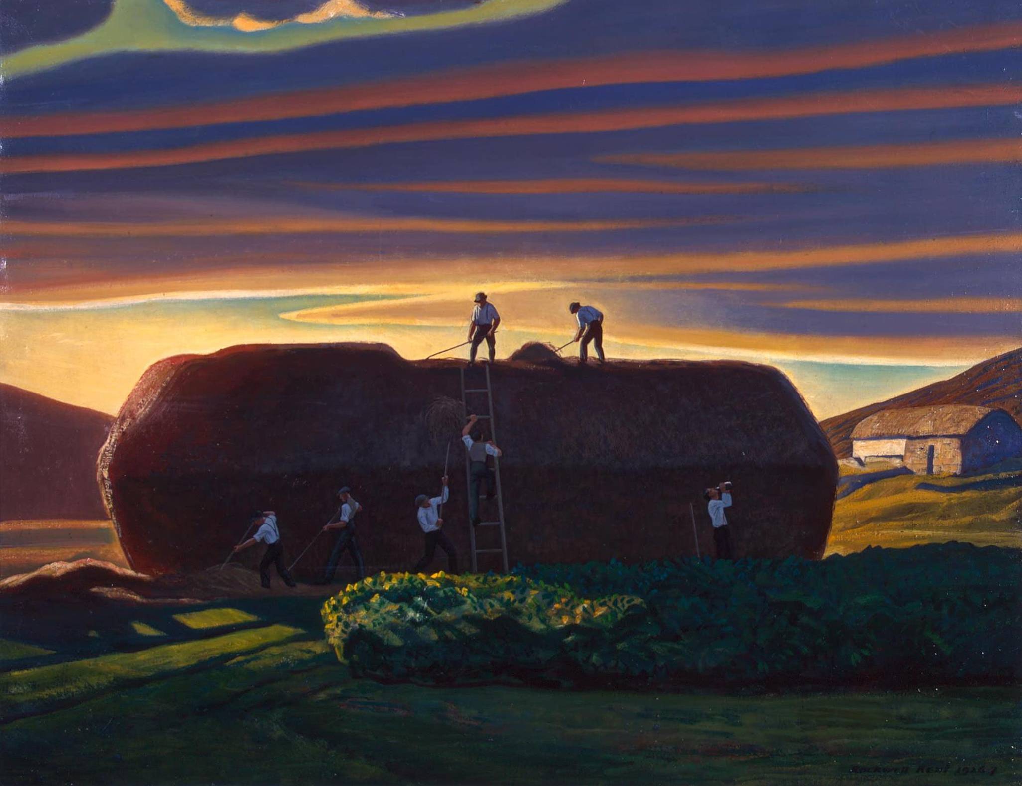 Pictiúr: Dan Ward's Stack leis an ealaíontóir Rockwell Kent