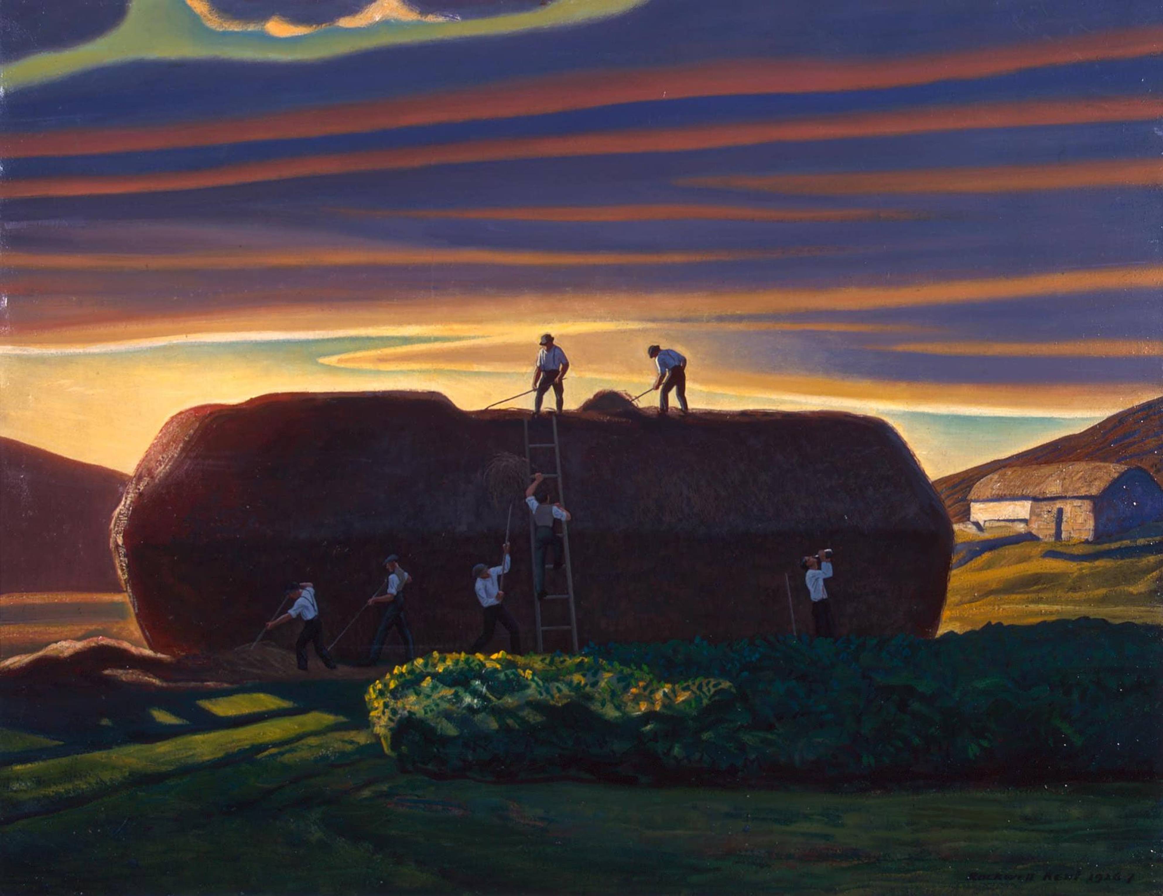 Pictiúr: Dan Ward's Stack leis an ealaíontóir Rockwell Kent