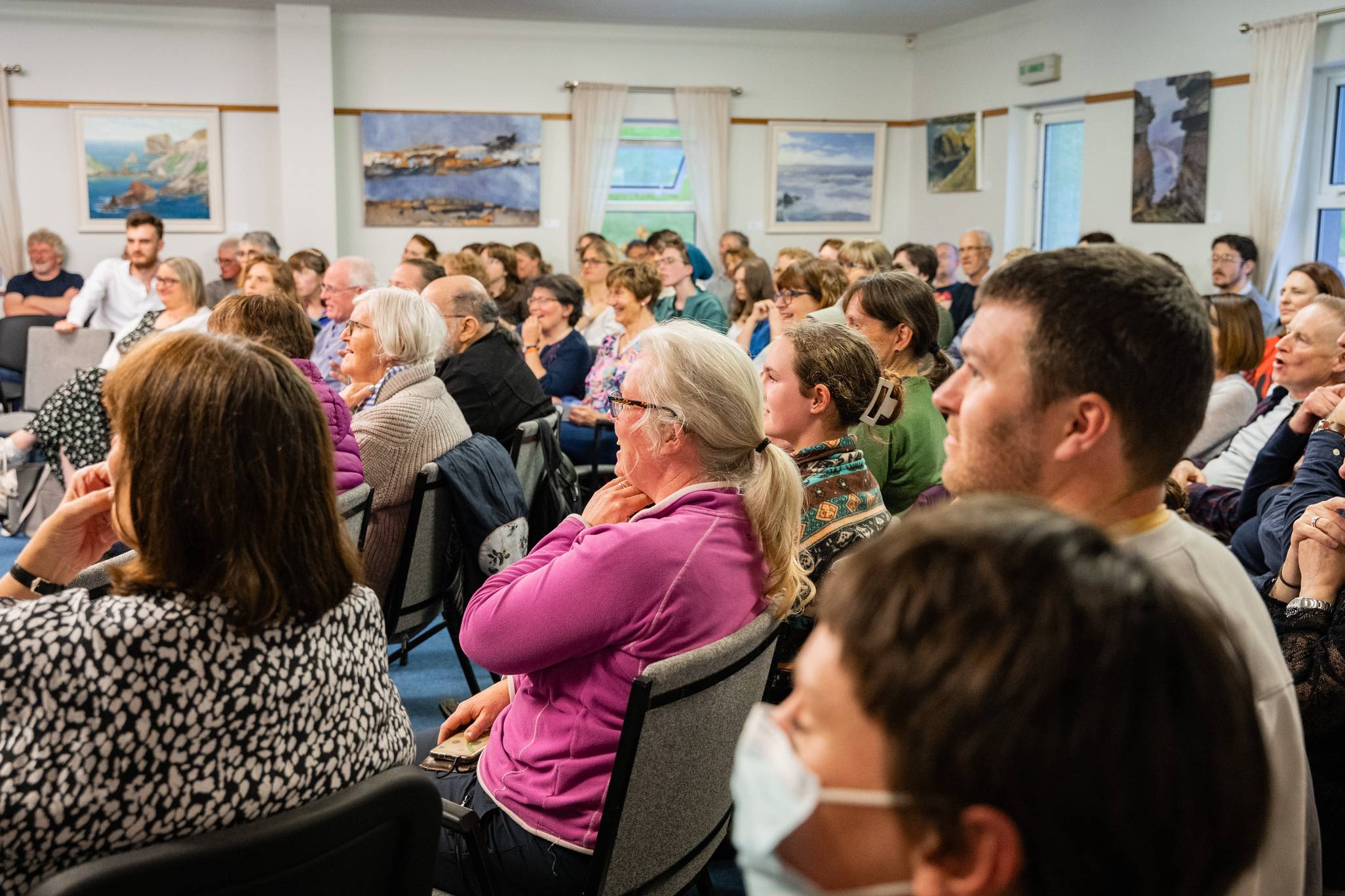 Audience at an Oideas Gael event