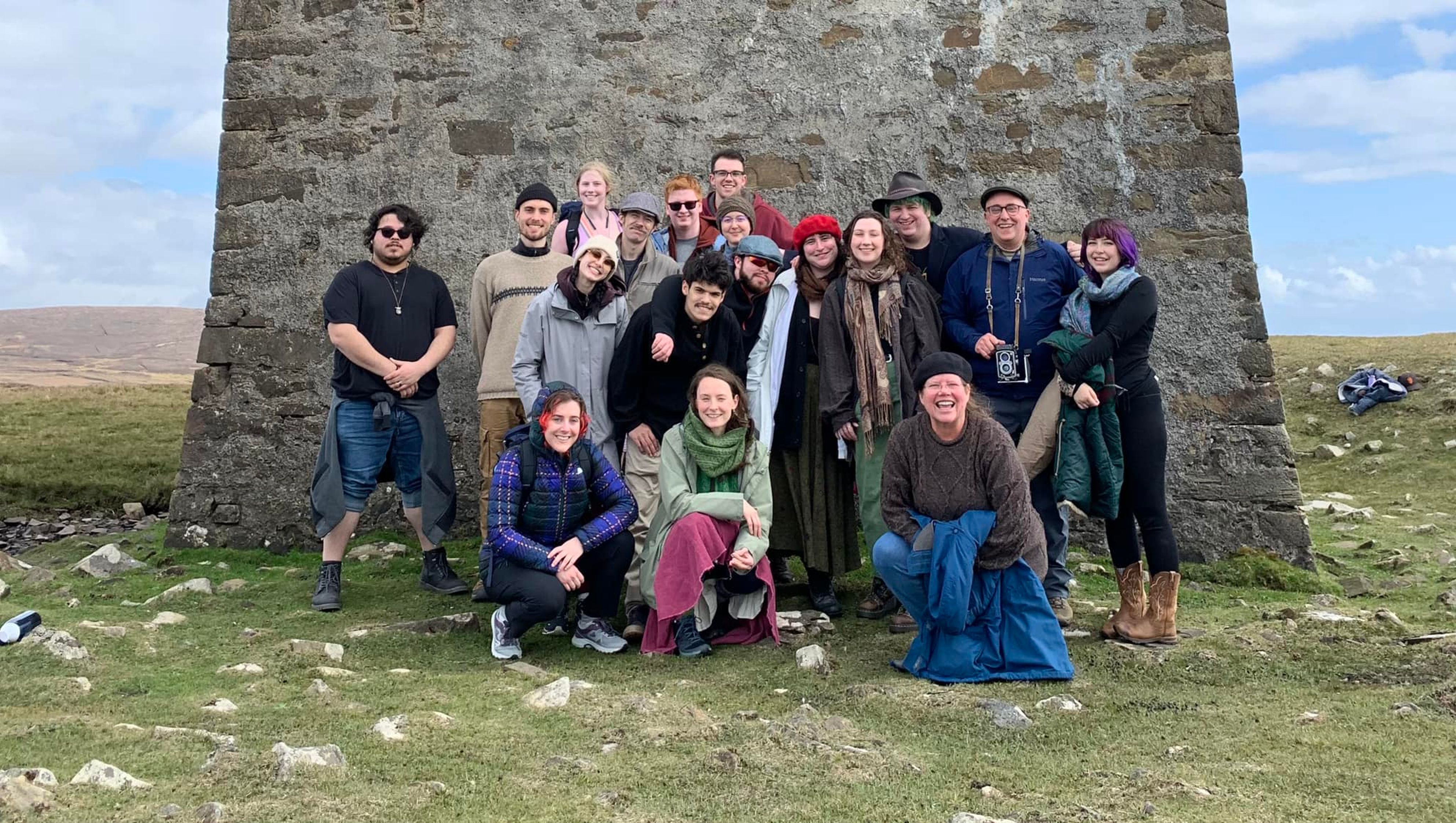 Evergreen State College students attend an Oideas Gael course